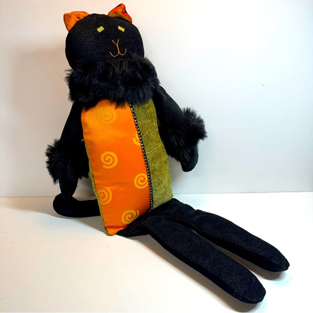 Woof & Poof Large Halloween Cat with Music Box